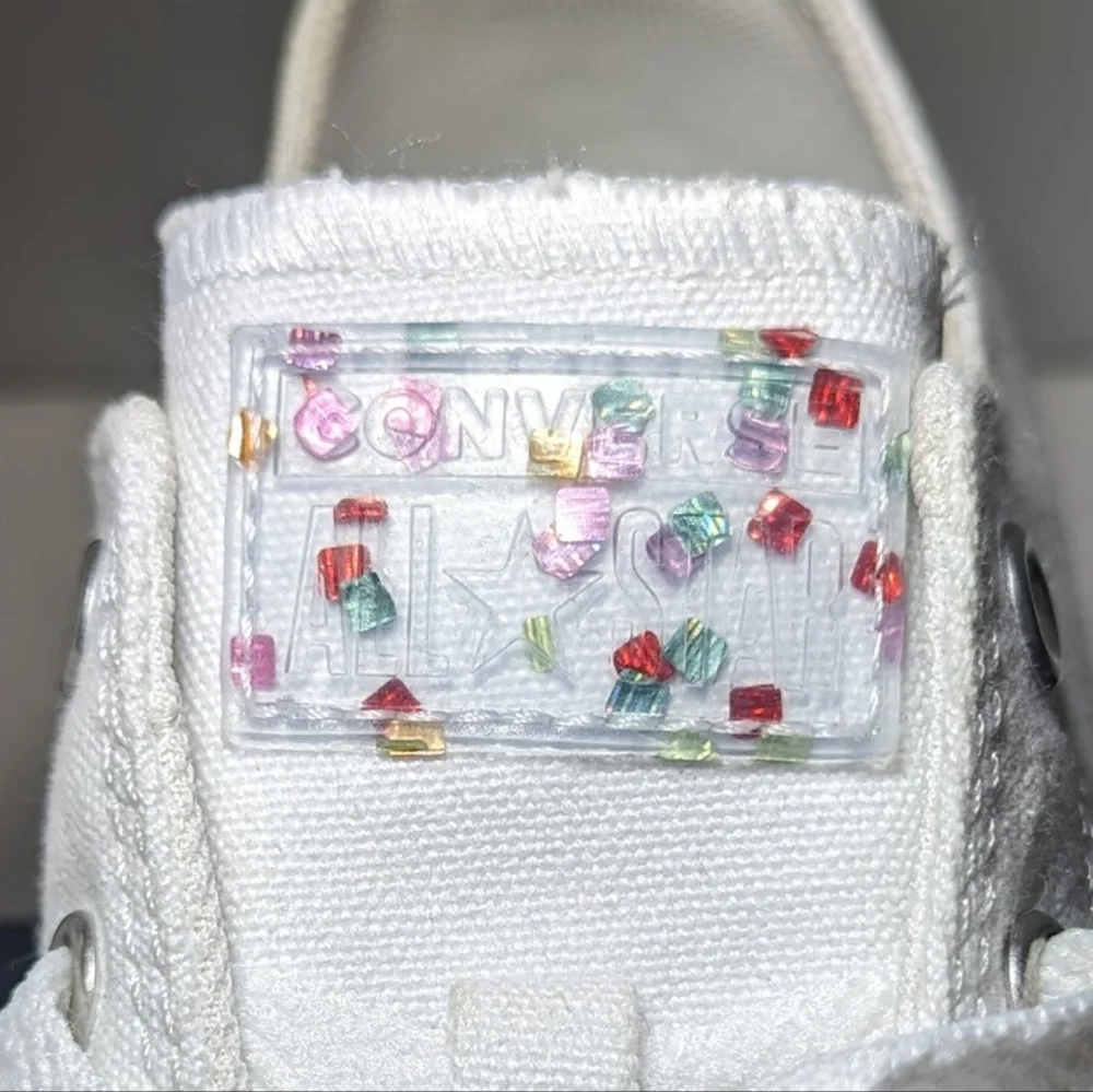 Converse Chuck Taylor All Star Translucent Confetti Girls' Sneakers Size 3 Youth